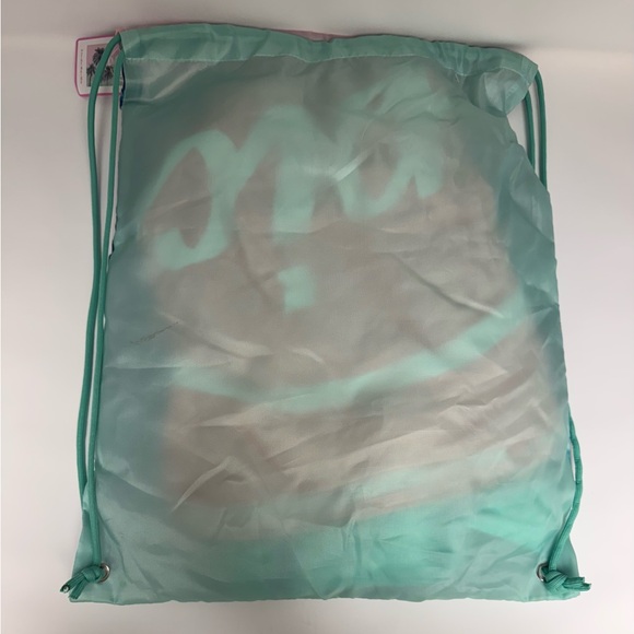 Justice Beach Towel In Bag Tropical Vibes Palm Tree Drawstring - Picture 3 of 6